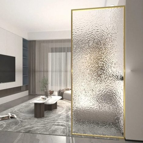Aish Metal Partition With Glass For Bathroom